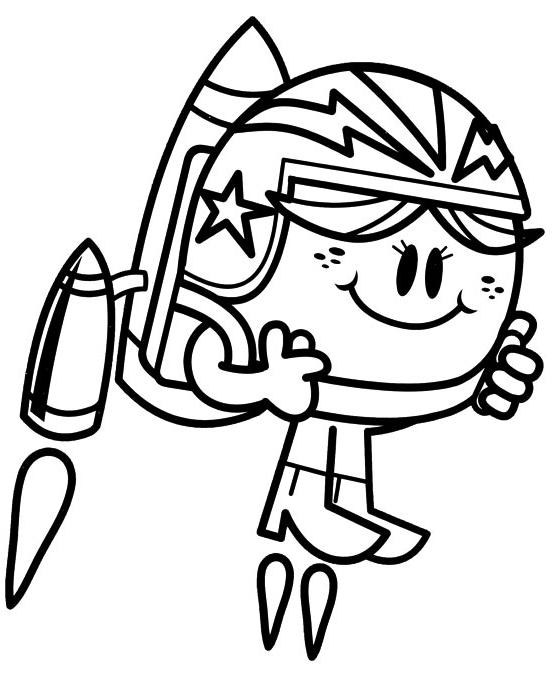 coloriage madame supersonic